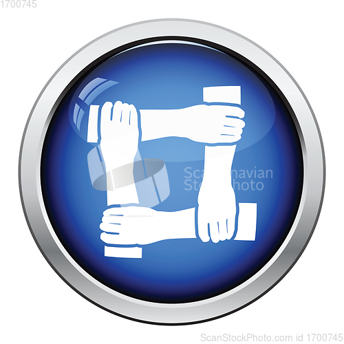 Image of Crossed hands icon