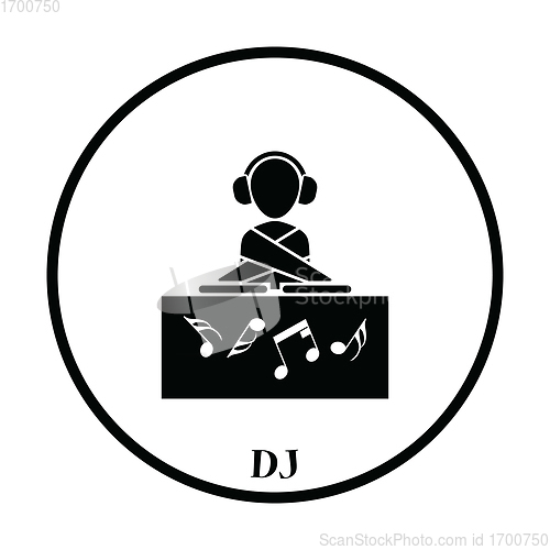Image of Night club DJ icon