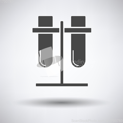 Image of Lab flasks attached to stand icon