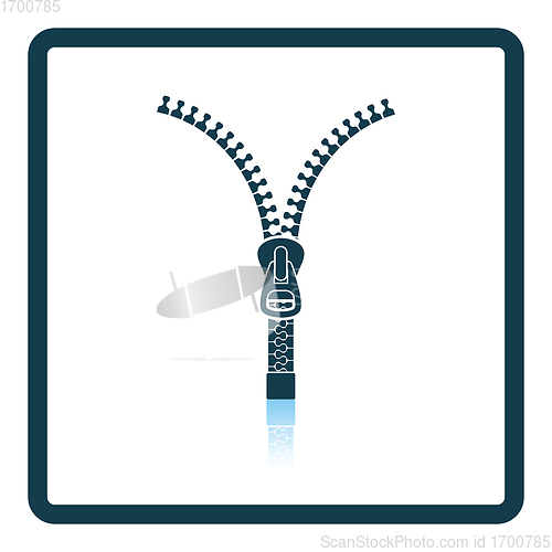 Image of Sewing zip line icon