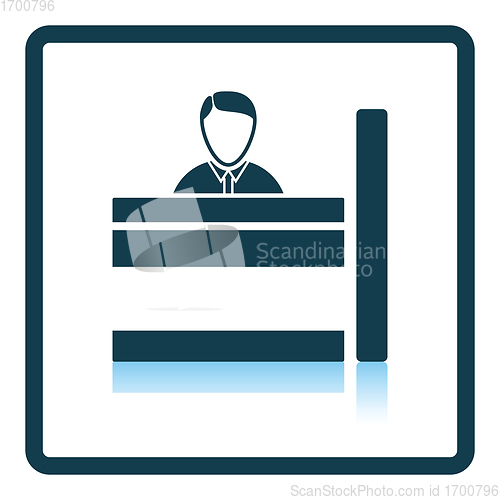 Image of Bank clerk icon