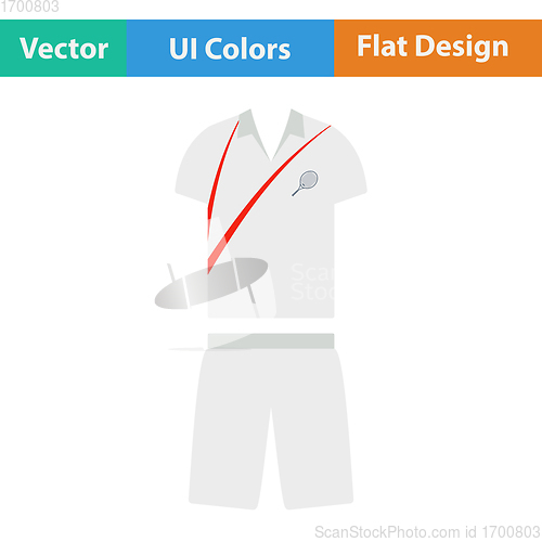 Image of Tennis man uniform icon