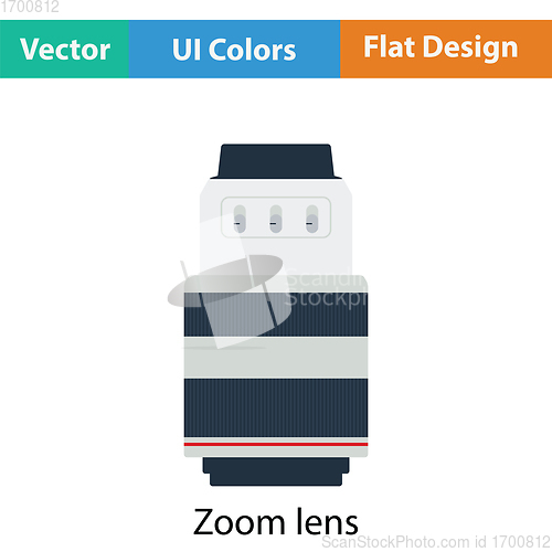 Image of Icon of photo camera zoom lens