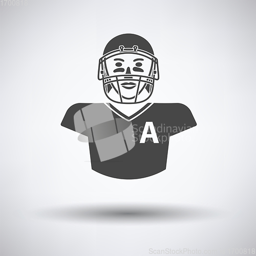 Image of American football player icon