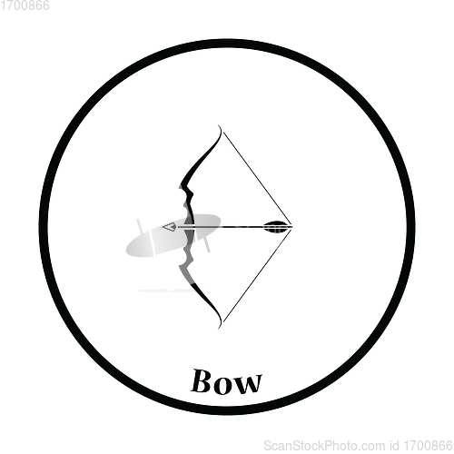 Image of Bow with arrow icon