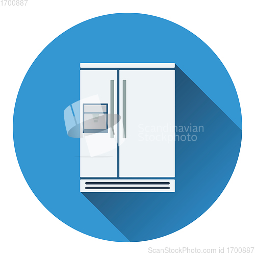 Image of Wide refrigerator icon