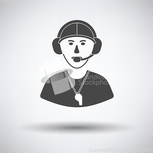 Image of American football coach icon