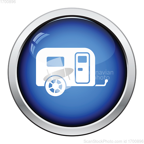 Image of Camping family caravan car  icon