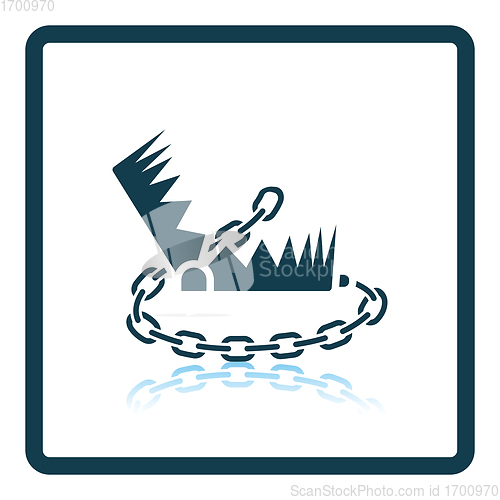 Image of Bear hunting trap  icon