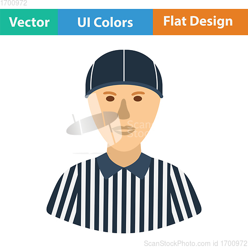 Image of American football referee icon