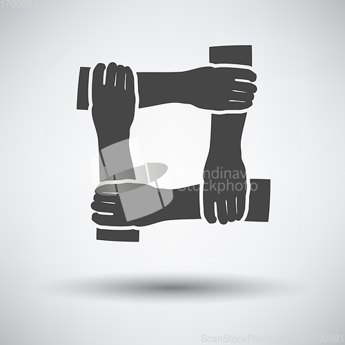 Image of Crossed hands icon