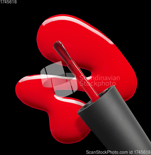 Image of red nail polish