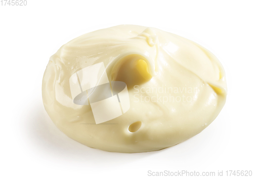 Image of melted white chocolate