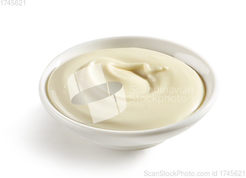 Image of melted white chocolate