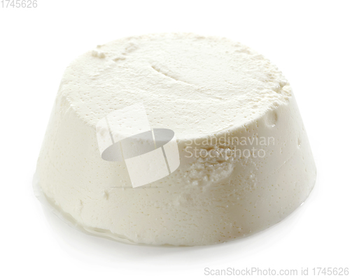 Image of fresh homemade riccotta cheese