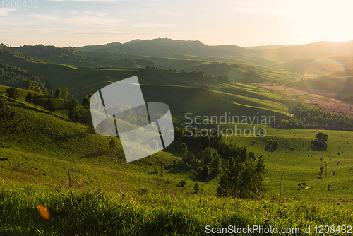 Image of Beauty dawn in the mountains