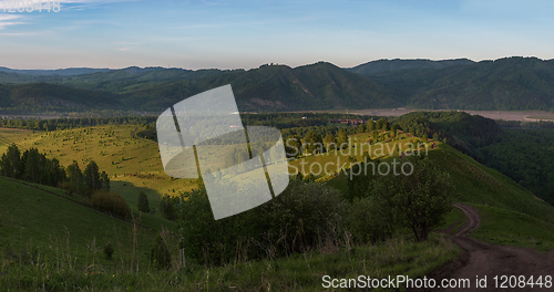 Image of Beauty dawn in the mountains
