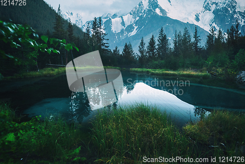 Image of Blue Lake in the Altai