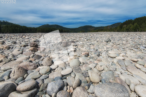 Image of Katun river, in the Altai mountains