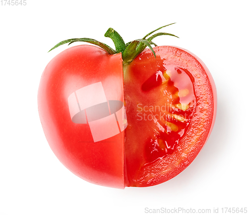 Image of fresh juicy tomato
