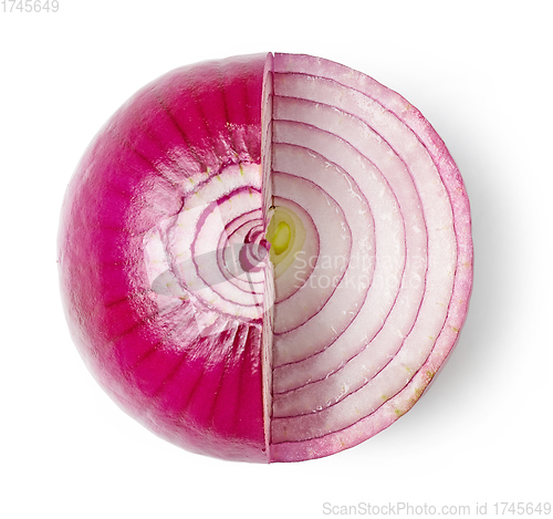 Image of fresh juicy red onion