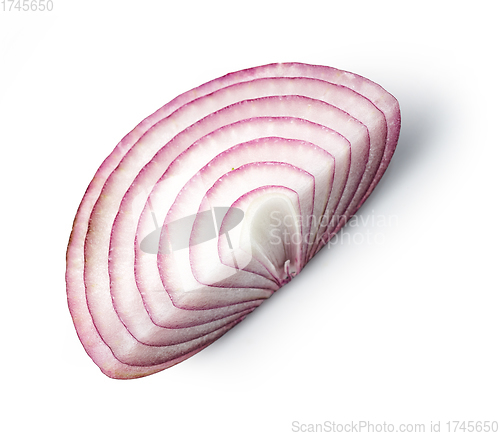 Image of raw onion piece