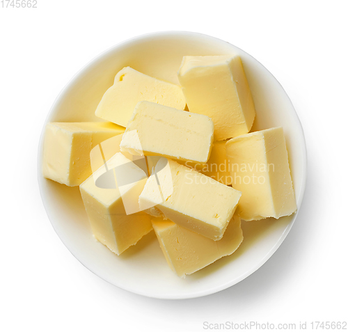 Image of fresh butter pieces