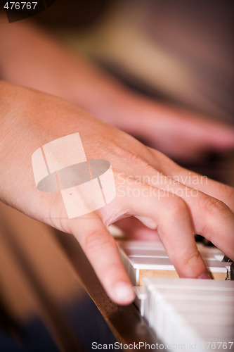 Image of Playing piano