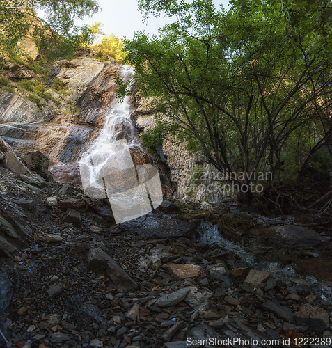 Image of Waterfall in Altai Mountains