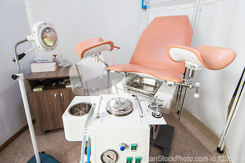 Image of Gynecological cabinet in modern clinic