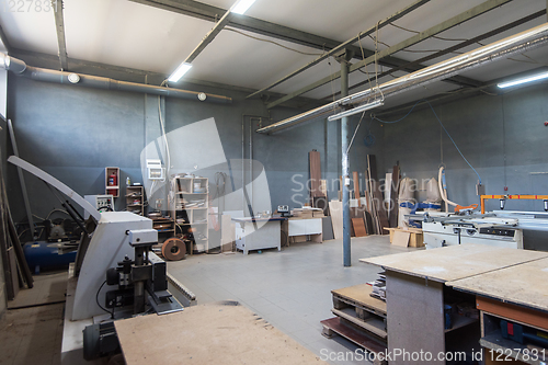 Image of Production department at a furniture factory