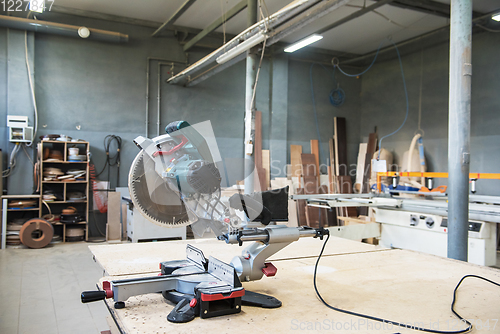 Image of Production department at a furniture factory