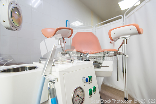 Image of Gynecological cabinet in modern clinic