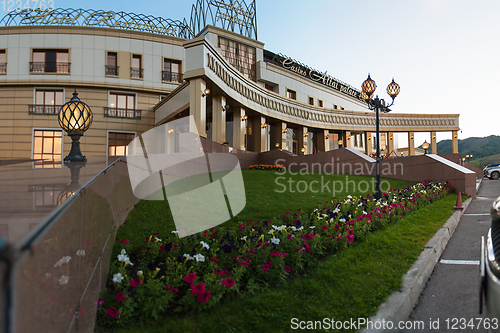 Image of Casino in one of the gambling zone Siberian coin. Altaiskiy Krai. Western Siberia. Russia