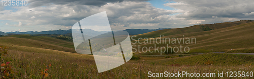 Image of Altai mountains road