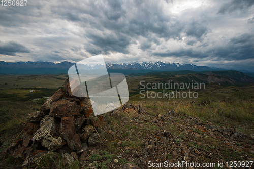 Image of Kurai steppe and North-Chui ridge