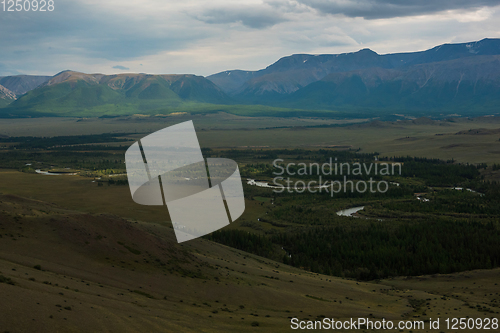 Image of Kurai steppe and North-Chui ridge