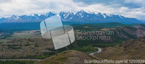 Image of Kurai steppe and North-Chui ridge