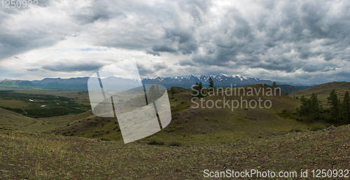 Image of Kurai steppe and North-Chui ridge