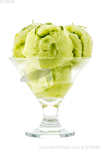 Image of Melon flavored ice-cream