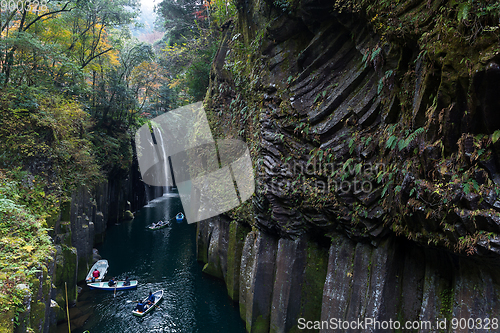 Image of Takachiho Gorge at autumn