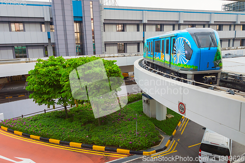 Image of Changi Airport  Skytrain Singapore 