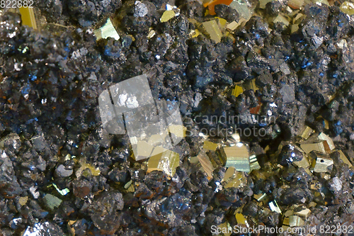 Image of pyrite mineral background