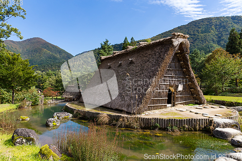 Image of Traditional Japanese Shirakawago old village