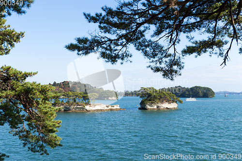 Image of Matsushima with sunshine