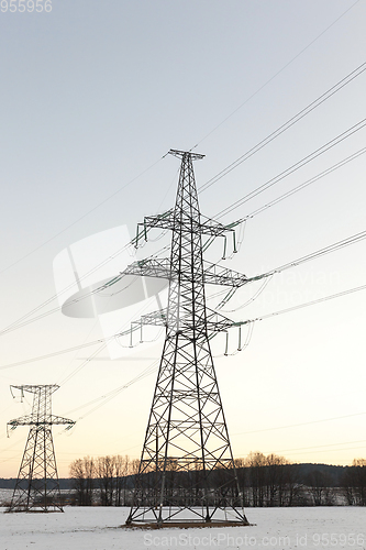 Image of Line high-voltage transmission