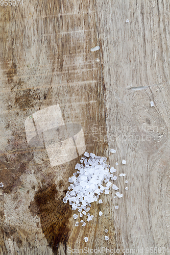 Image of salt on black