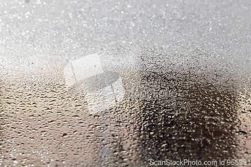 Image of rime on the glass