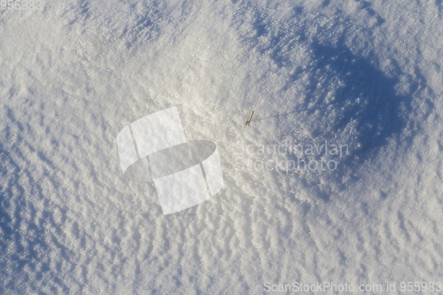 Image of Snow drifts in winter