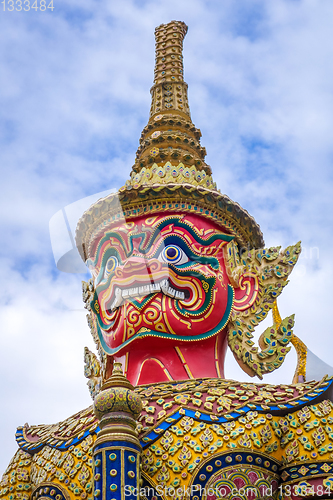 Image of Yaksha statue, Grand Palace, Bangkok, Thailand